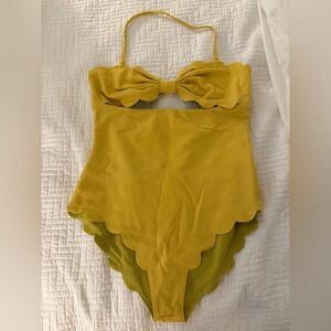 Marysia Antibes Maillot mustard one-piece